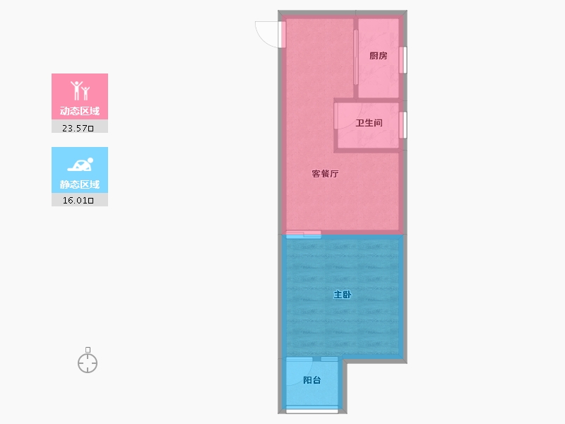 广东省-深圳市-时代骄子大厦-34.90-户型库-动静分区