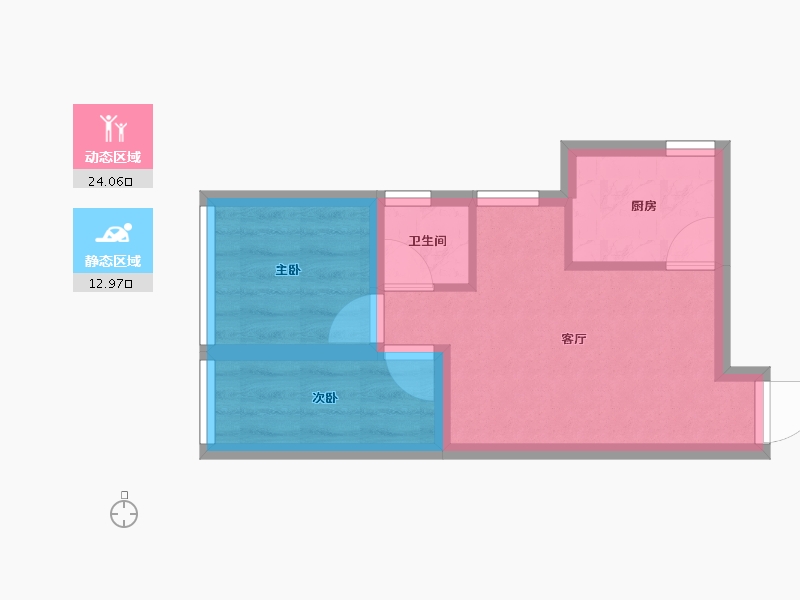 广东省-深圳市-康佳苑-32.08-户型库-动静分区