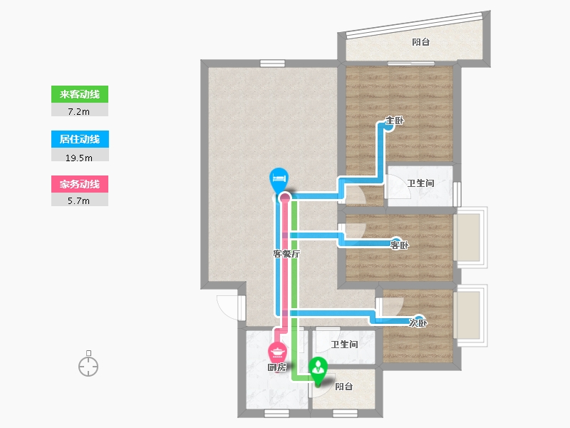 广东省-深圳市-南景苑大厦-78.10-户型库-动静线