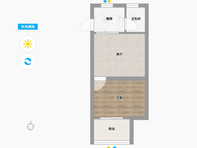 广东省-深圳市-南油生活区(B区)-26.99-户型库-采光通风