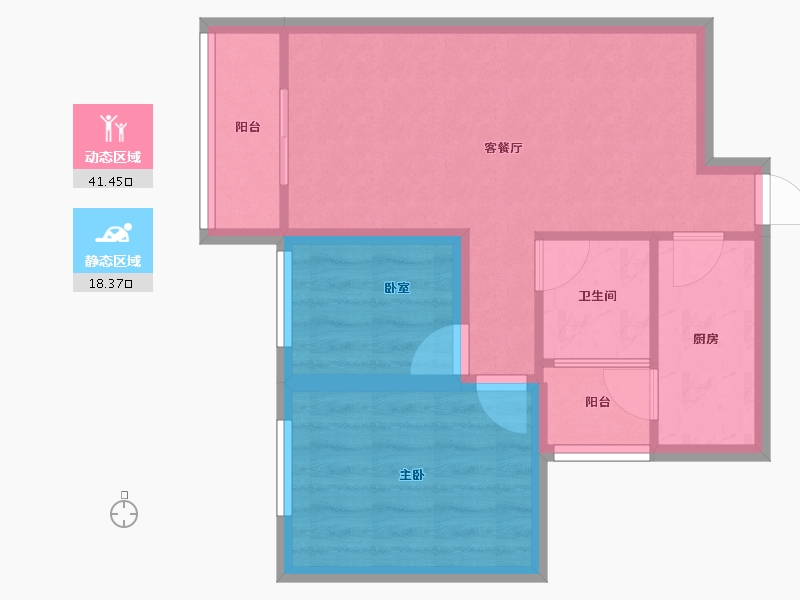 广东省-深圳市-天朗风清-52.84-户型库-动静分区