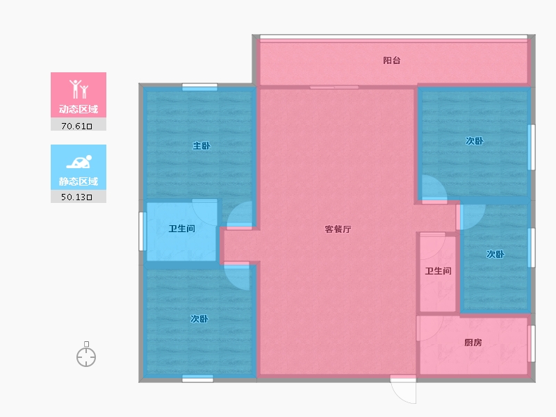 广东省-深圳市-聚龙苑-108.21-户型库-动静分区