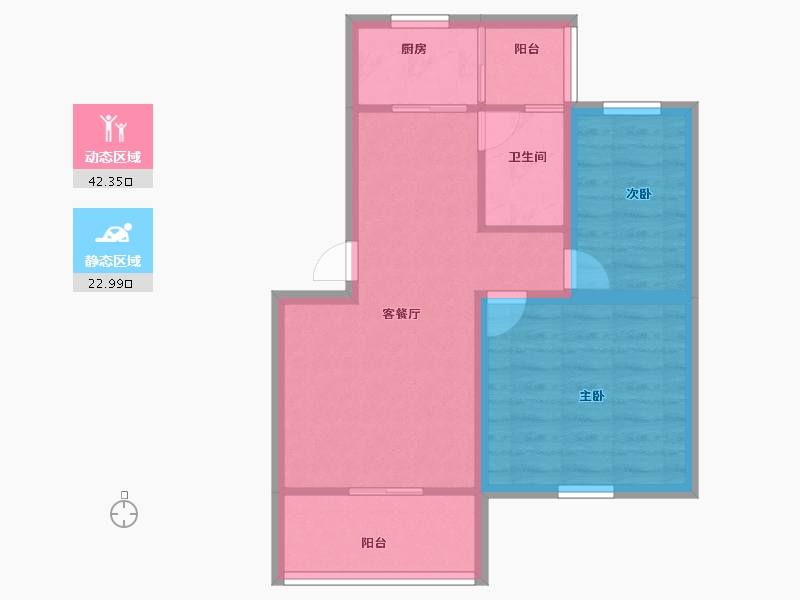 广东省-深圳市-福中福花园-58.00-户型库-动静分区