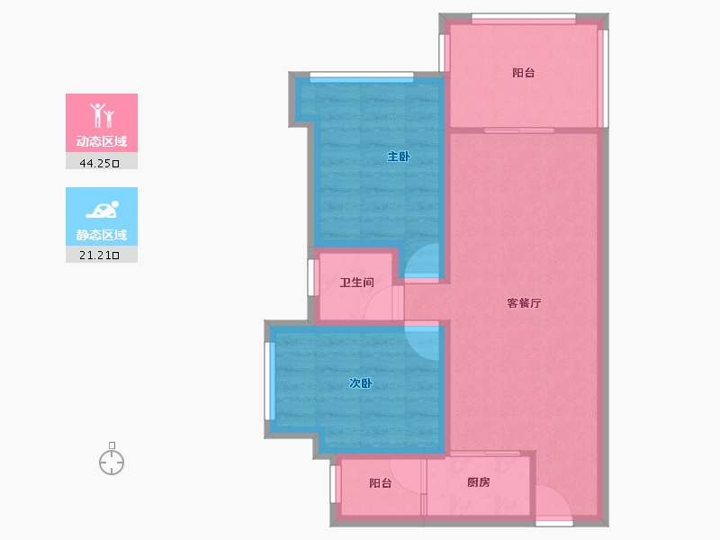 广东省-深圳市-菁英趣庭-57.57-户型库-动静分区