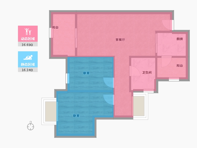 广东省-深圳市-华盛盛荟-47.00-户型库-动静分区