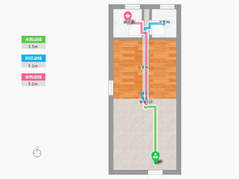 广东省-深圳市-双龙花园-28.41-户型库-动静线