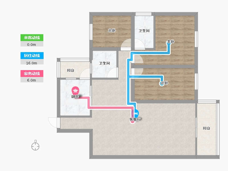 广东省-深圳市-中南花园-91.17-户型库-动静线