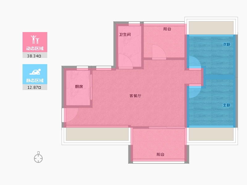 广东省-深圳市-华盛盛荟-44.88-户型库-动静分区