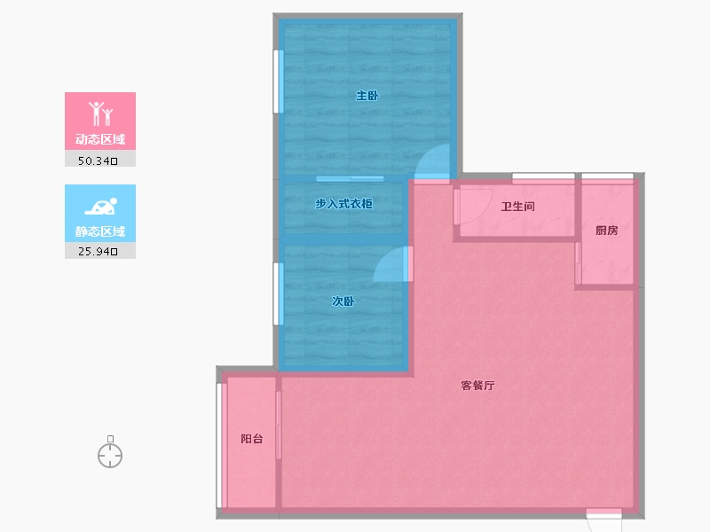 广东省-深圳市-菁英趣庭-68.61-户型库-动静分区