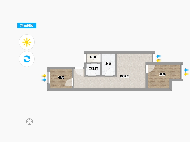 广东省-深圳市-玉湖湾-32.27-户型库-采光通风