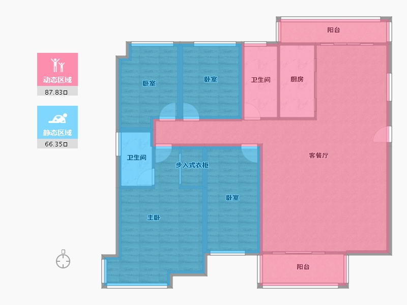 广东省-深圳市-融湖中心城(一期)-139.53-户型库-动静分区