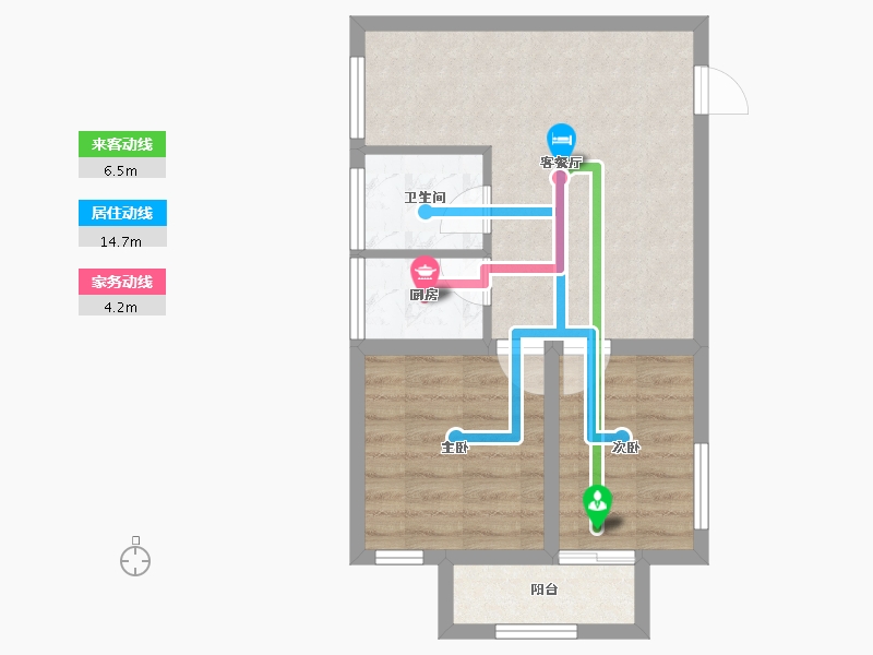 广东省-深圳市-碧海富通城三期-48.27-户型库-动静线