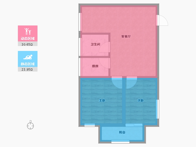 广东省-深圳市-碧海富通城三期-48.27-户型库-动静分区