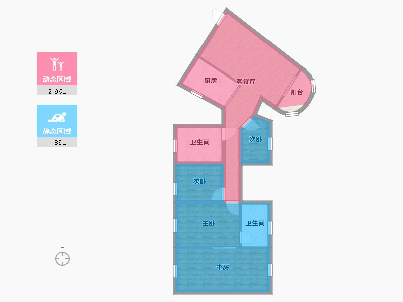 广东省-深圳市-菁英趣庭-78.18-户型库-动静分区