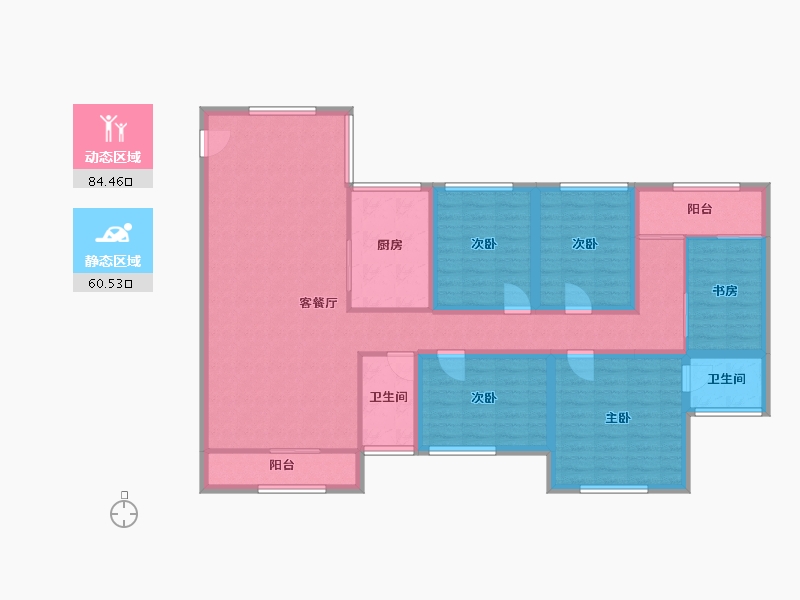 广东省-深圳市-宏发领域-129.72-户型库-动静分区