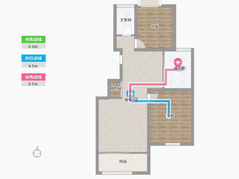 广东省-深圳市-创新花园-77.48-户型库-动静线