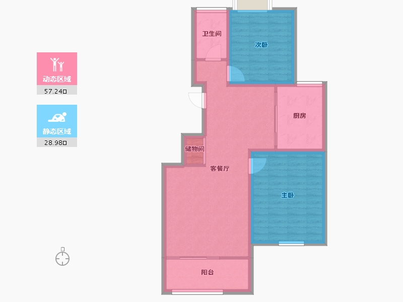 广东省-深圳市-创新花园-77.48-户型库-动静分区