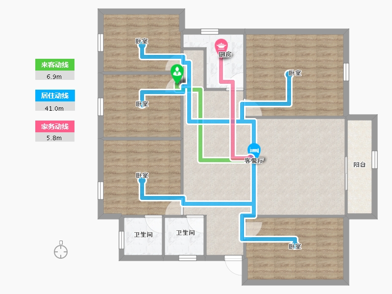 广东省-深圳市-西乡海乐花园-117.07-户型库-动静线