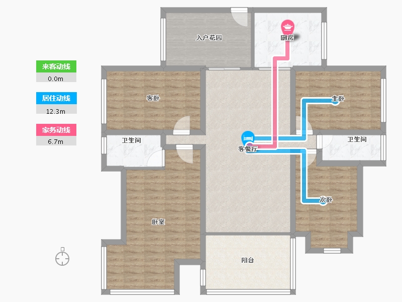 广东省-深圳市-宏发领域-125.14-户型库-动静线