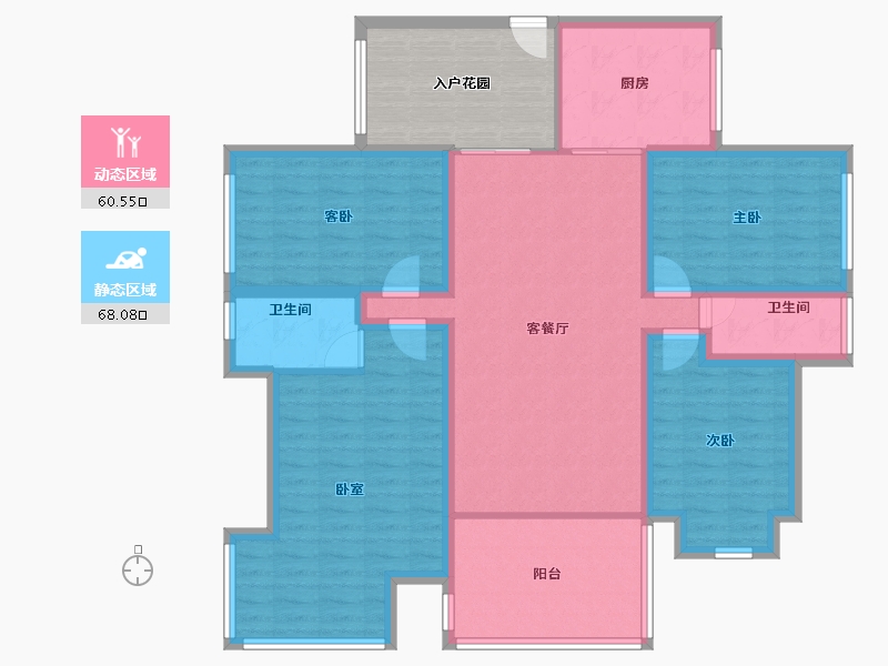 广东省-深圳市-宏发领域-125.14-户型库-动静分区