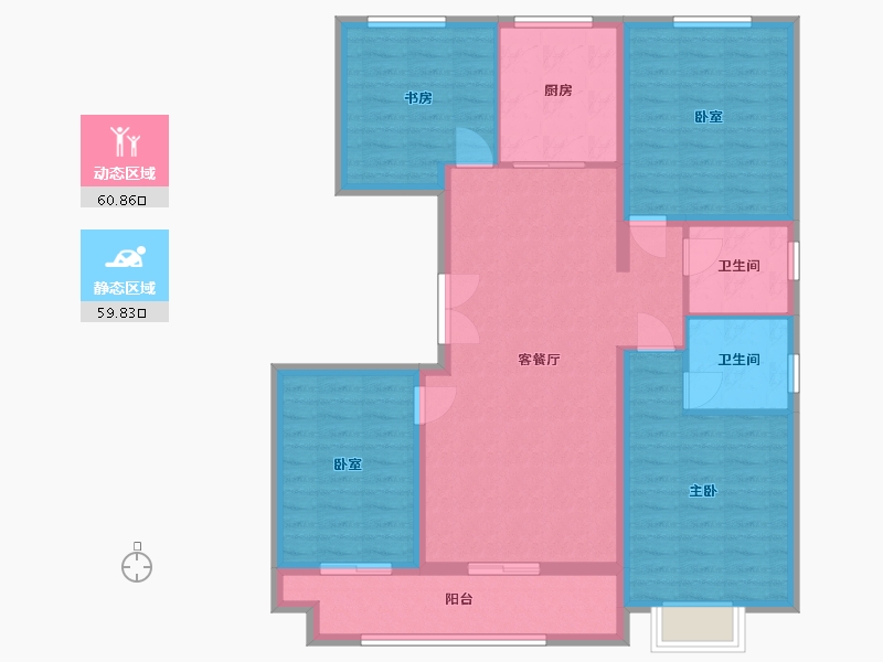 山东省-济宁市-保信联诚佳园-113.13-户型库-动静分区