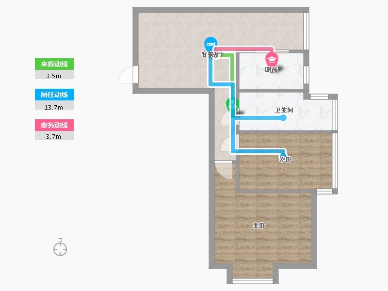 河南省-郑州市-裕华美欣-64.20-户型库-动静线