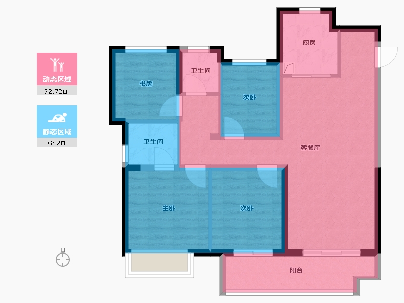 山东省-泰安市-五岳风华-101.12-户型库-动静分区