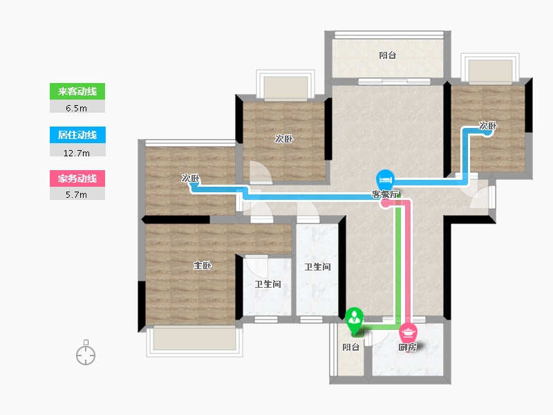 广西壮族自治区-贵港市-广汇圣湖城-92.32-户型库-动静线