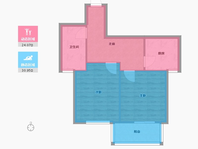 上海-上海市-海尚菊苑-北区-50.10-户型库-动静分区