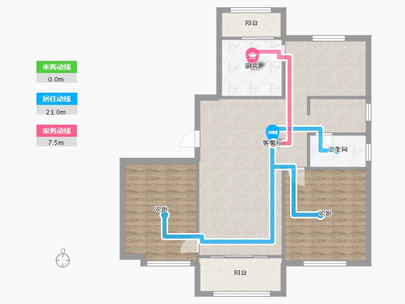 河北省-唐山市-碧桂园凤凰首府-204.00-户型库-动静线