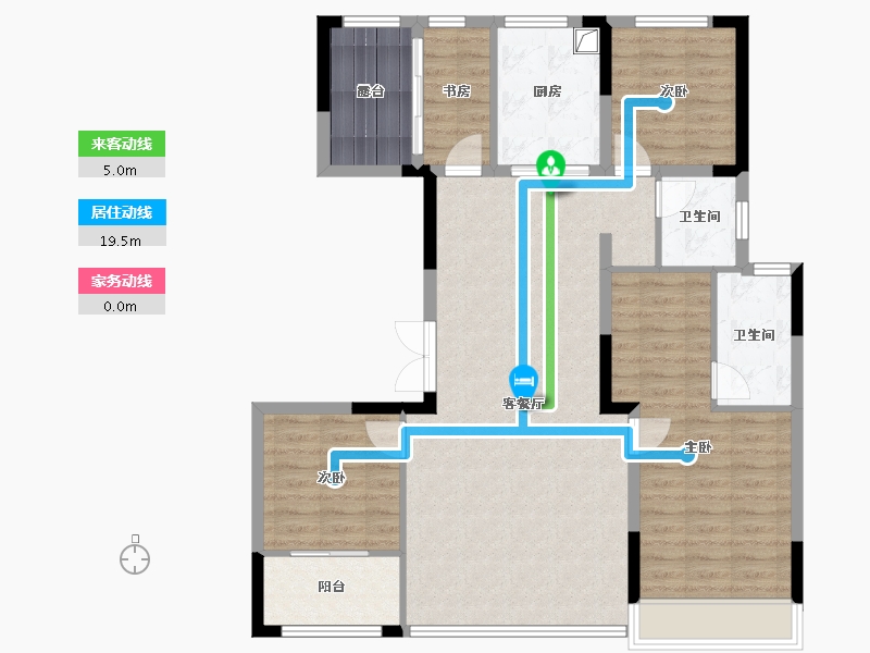 山东省-泰安市-学府春天-116.00-户型库-动静线