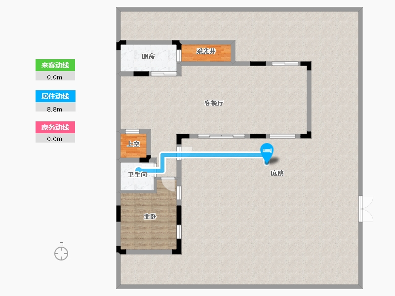 安徽省-铜陵市-吾悦华府-136.00-户型库-动静线