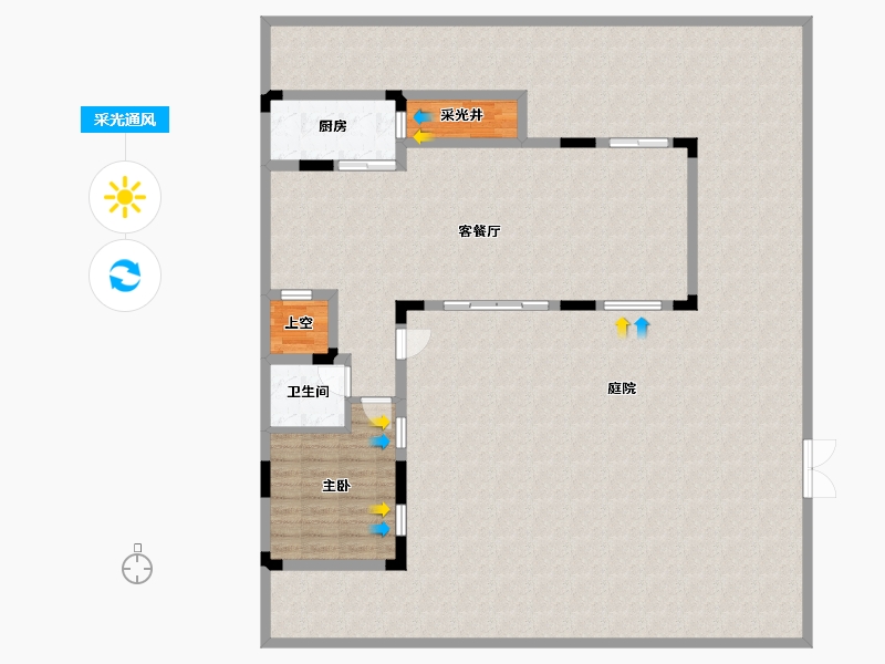 安徽省-铜陵市-吾悦华府-136.00-户型库-采光通风