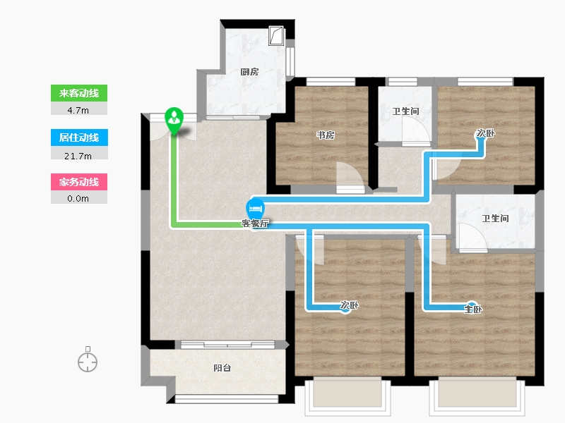 山东省-菏泽市-凯兴学府-94.00-户型库-动静线