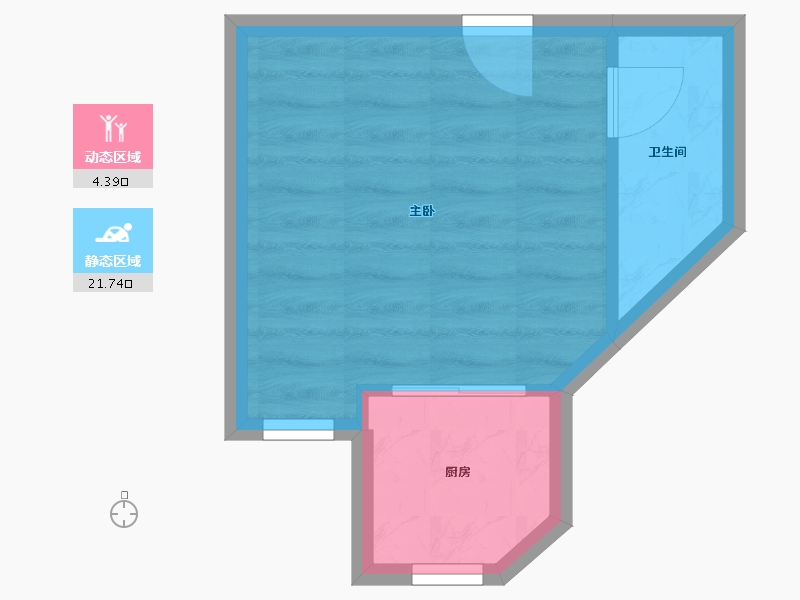 四川省-成都市-锦宏纳米爱邸-23.40-户型库-动静分区