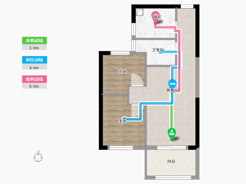 福建省-福州市-德榕小区-48.00-户型库-动静线