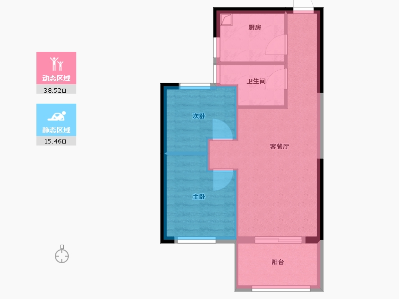 福建省-福州市-德榕小区-48.00-户型库-动静分区