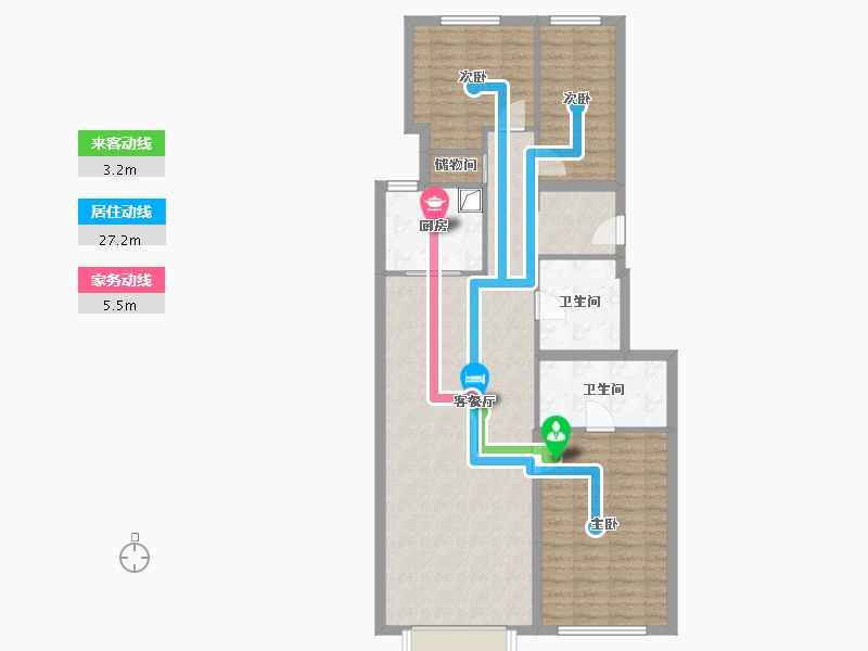 北京-北京市-永定府-112.45-户型库-动静线