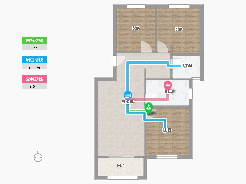 山东省-济南市-中建国熙台-84.94-户型库-动静线