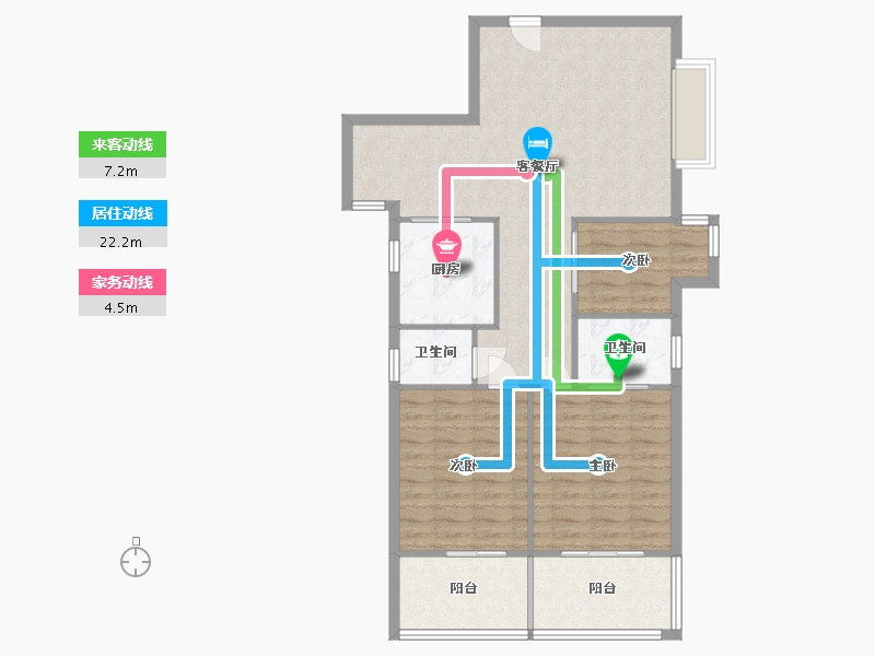 福建省-福州市-大景城-91.00-户型库-动静线