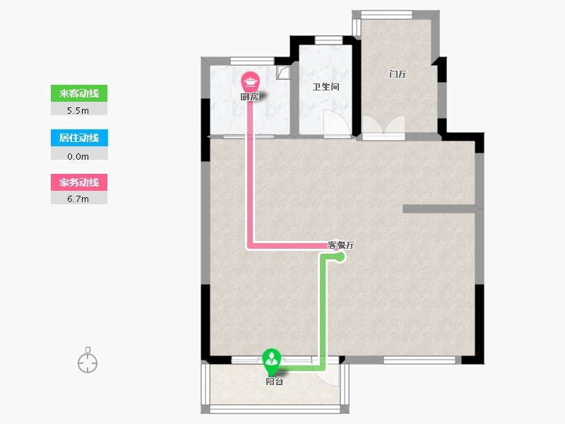 辽宁省-大连市-金悦湾-94.00-户型库-动静线