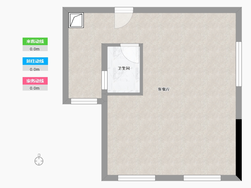 四川省-成都市-龙腾东麓城-47.67-户型库-动静线