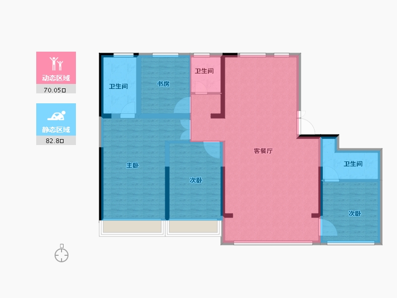 山东省-济南市-云顶1号-139.00-户型库-动静分区