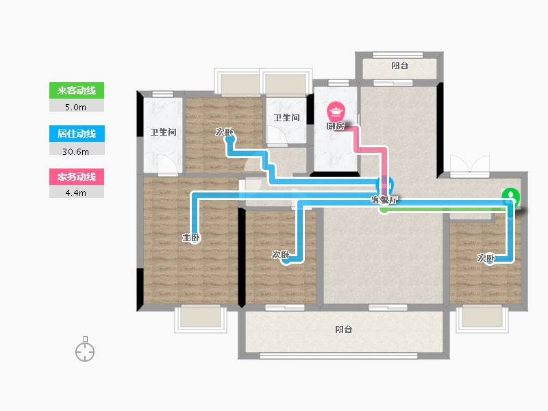 江西省-南昌市-中国铁建·知语拾光-112.81-户型库-动静线