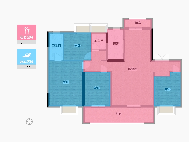 江西省-南昌市-中国铁建·知语拾光-112.81-户型库-动静分区