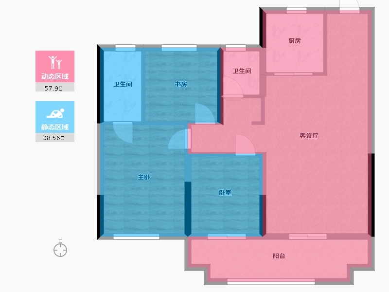 河南省-商丘市-润弘天奕-120.00-户型库-动静分区