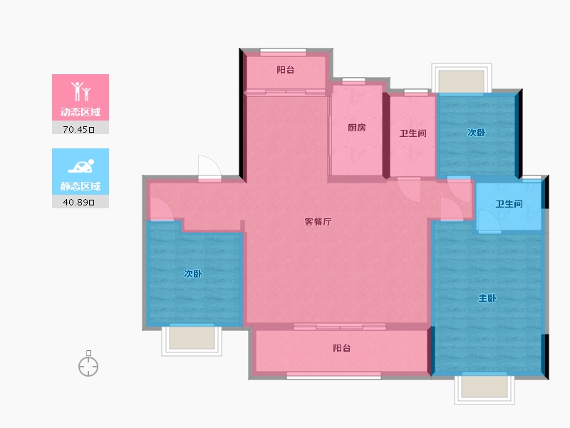 江西省-南昌市-中国铁建·知语拾光-100.46-户型库-动静分区