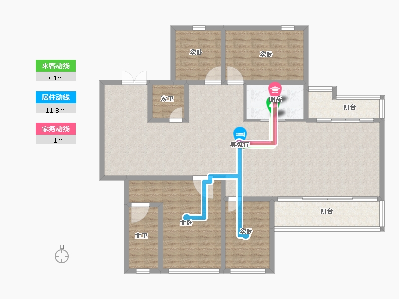 四川省-成都市-越秀天悦云萃-138.40-户型库-动静线