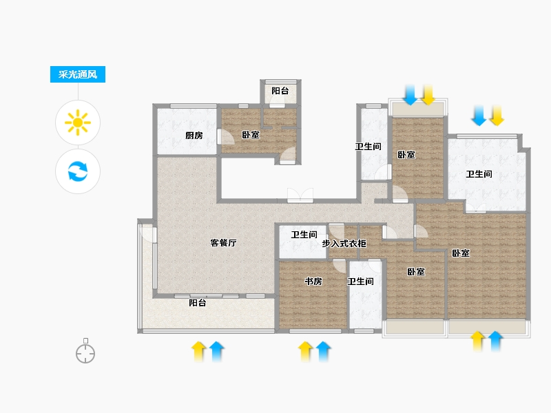 江苏省-苏州市-中信泰富玖阅-212.01-户型库-采光通风