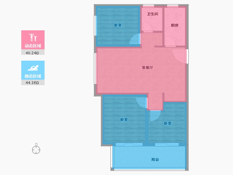 河南省-南阳市-建业·中州学府-76.00-户型库-动静分区